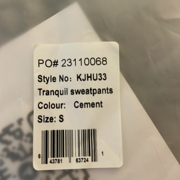 COMFRT TRANQUIL SWEATPANTS CEMENT - S - Picture 5 of 6